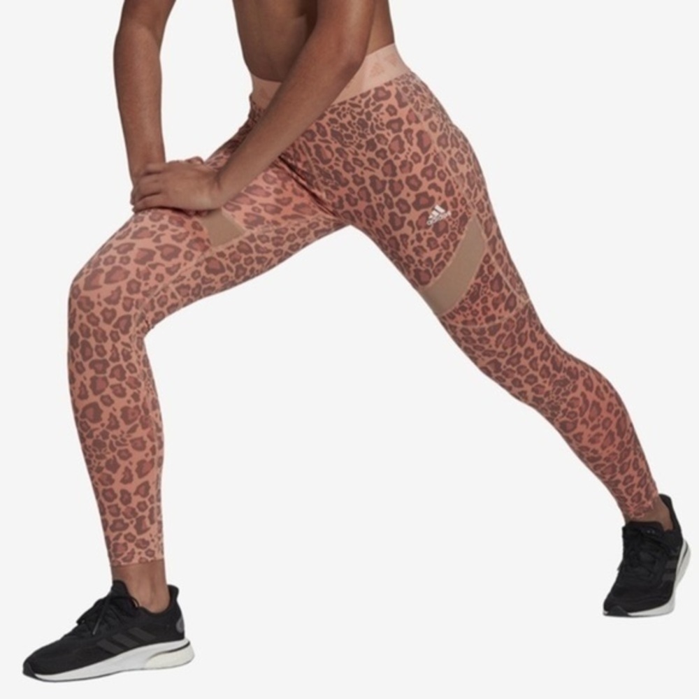 Adidas Leopard Print Tights